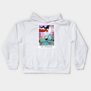 Tarot Strength Kids Hoodie